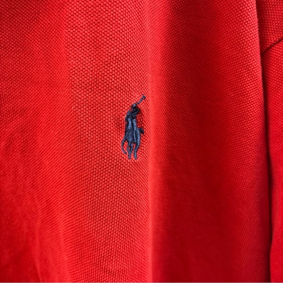 Polo Ralph Lauren Red Short Sleeve Polo Shirt Men's size 4XB Preppy Classic - Picture 3 of 7